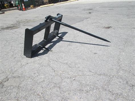 skid steer hay attachments|used skid steer hay spear.